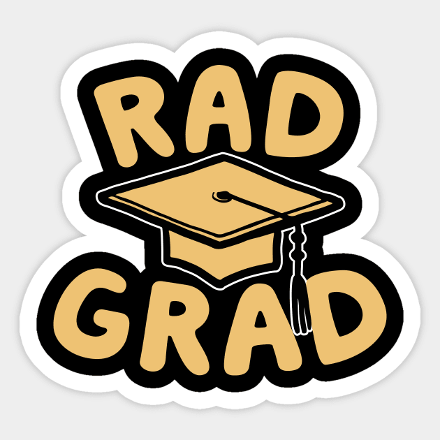 Rad Grad Sticker by thingsandthings